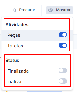 Ocultando atividades concluídas na listagem